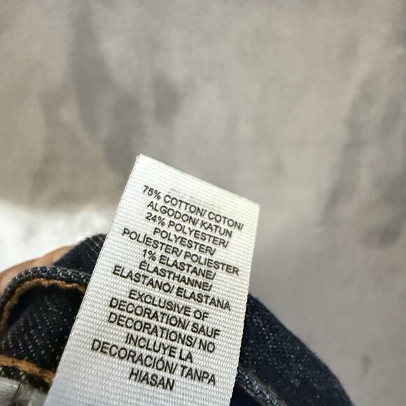 Lucky Brand Jeans 410 Athletic Slim 34x30 (Inseam 29) Whiskered Dark Wash - Picture 9 of 10